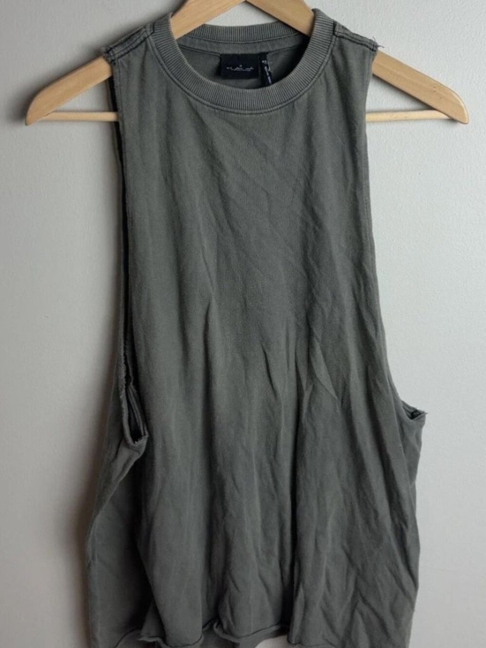 Urban Outfitters Out From Under Muscle Tank Top Size Medium Gray Workout Women’s